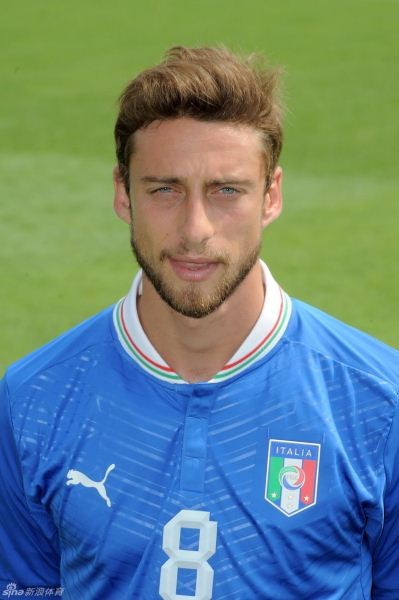 Claudio Marchisio - tiền vệ của CLB Juventus sẽ là quân bài chiến lược trong lối chơi của Italia